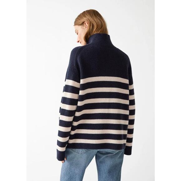 & OTHER STORIES Women's Half-Zip Sweater Size S - Picture 2 of 9